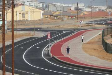 La nueva pinta de la carretera de Melenara/TA.